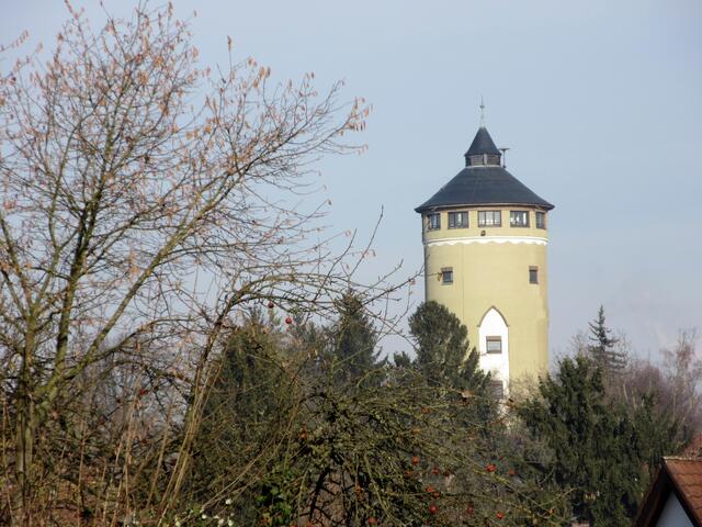 Wasserturm 2017 an einem kalten Januartag