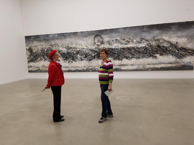 Anselm Kiefer: Essence – Eksistence, 2011                               Margarete und Edelgard sind beeindruckt.