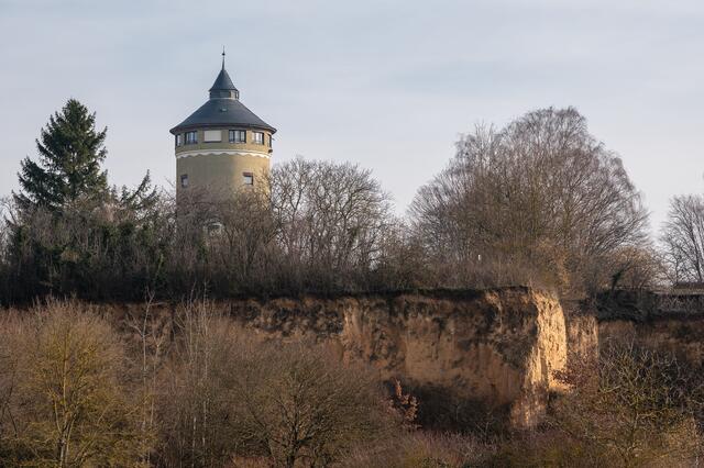 Wasserturm und Löswand