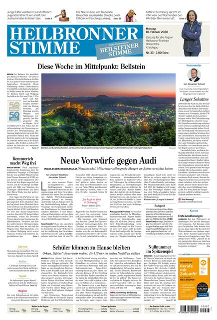 Die Kalenderwoche 7 gehört Beilstein: Der Ort steht im Fokus der Berichterstattung und den Auftakt machte ein Foto von Sven Fortvingel.