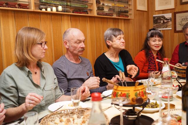von links: Elke und Andi Denzel, Ruth Mauk und Ha Missbach