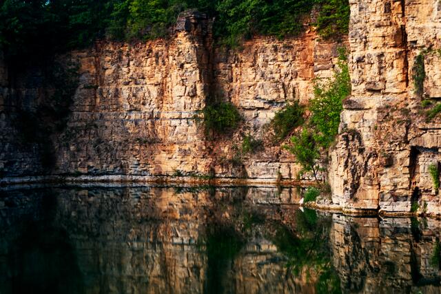 Der Tauchsteinsee von Talheim