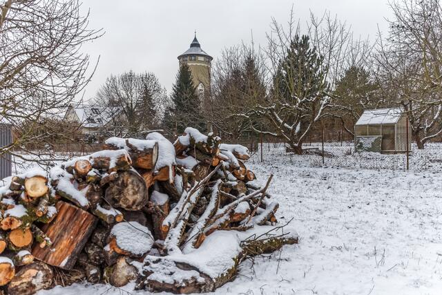 Wasserturm aus einer anderen Sicht.