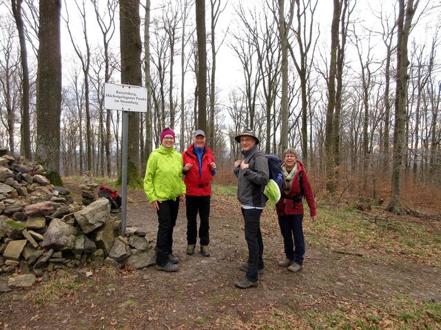 Ein Anruf eines Bekannten, der den früheren Förster am Baiselsberg kannte, klärte die Bedeutung dieses Steinhaufens auf. Es sollte jeder, der den Berg besteigt einen Stein mit hinauf nehmen, so möchte man die in der Wanderkarte ausgewiesenen 477 m ü. NN erreichen.