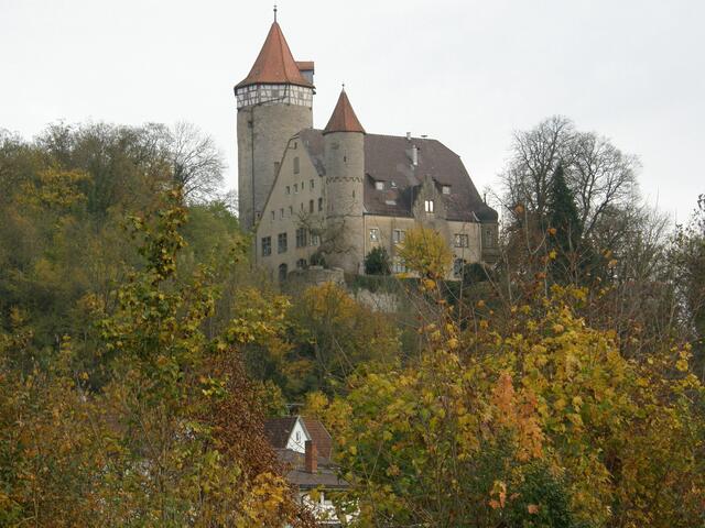 Blick auf das Möckmühler Schloss