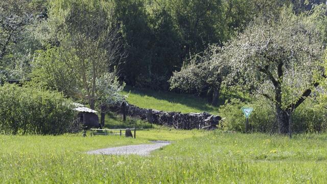 Das Naturschutzgebiet direkt am Ortsrand Langenbrettach
