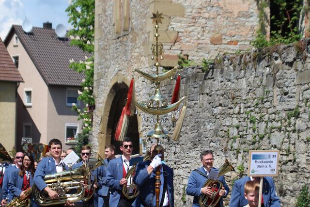 100 Jahre Musikverein Stein beim Festumzug zum 800jährigen Jubiläum von Stein