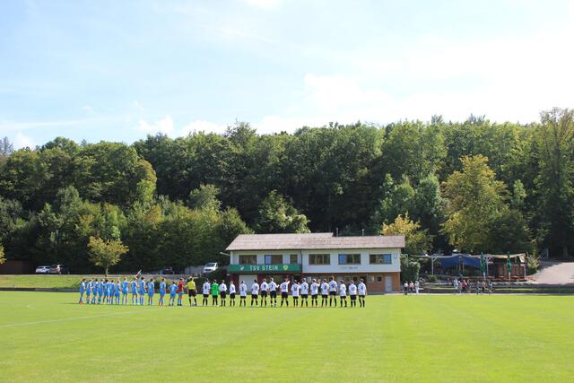 Sportplatz Neuenstadt - Stein beim Punktspiel der C-Junioren
