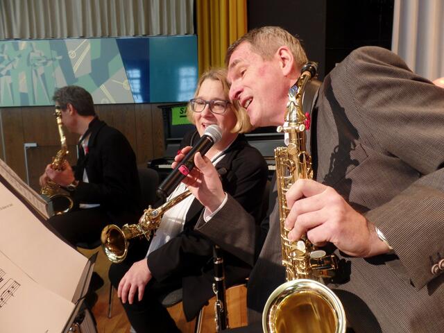 Als Gesangsduo präsentierten sich Luitgard Teltscher und Johnny Mühleck.