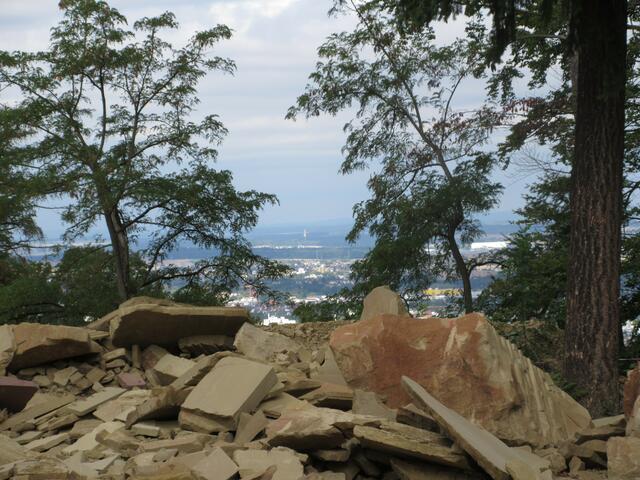 Aussicht vom Sontheimer Steinbruch nach Heilbronn