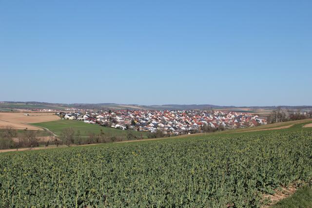 Blick auf den Ortsteil Brettach