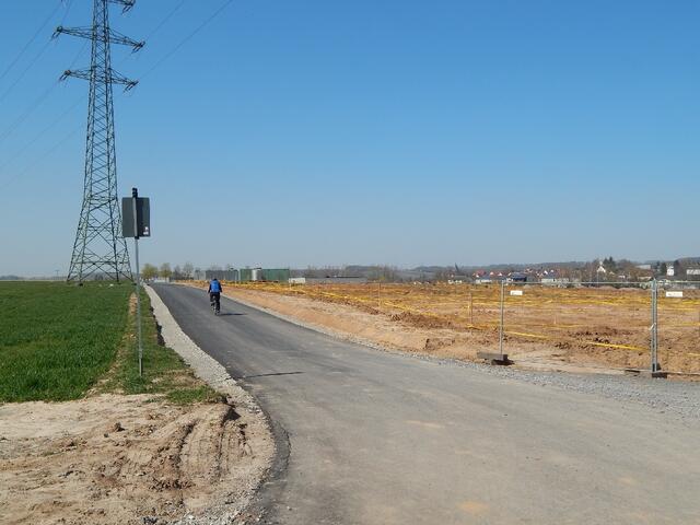 Am Ende der neuen Trasse