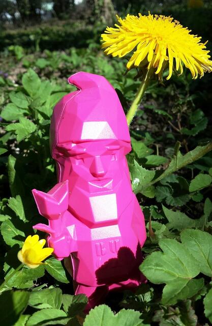 BUGA-Karl mit Löwenzahn