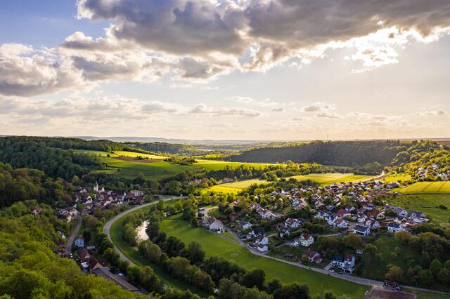 Licht und Schatten im schönen Kochertal
