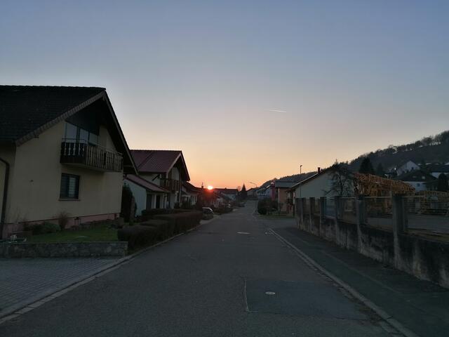 Sonnenuntergang in Gommersche