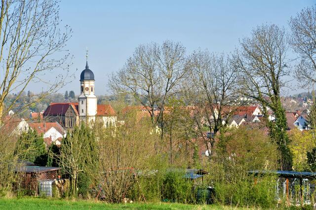 Sontheimer Ansicht mit Martinuskirche