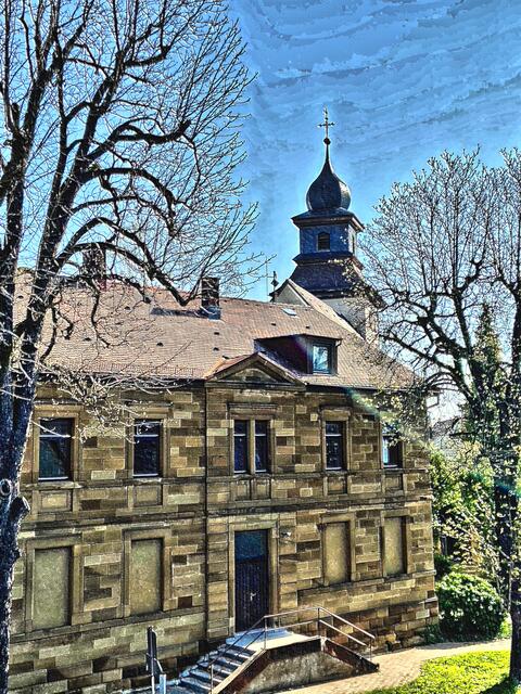 Nr. 8 Ja so ein Kirchturm muss auch dabei sein! Gell Sigrid!