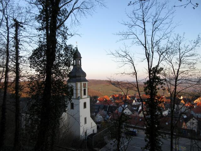 Dieses ganz besondere Licht. Löwenstein erwacht gerade.