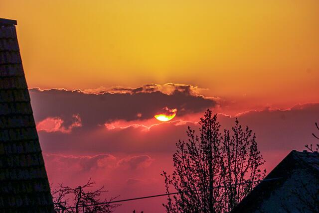 Sonnenuntergang im Orbachshof