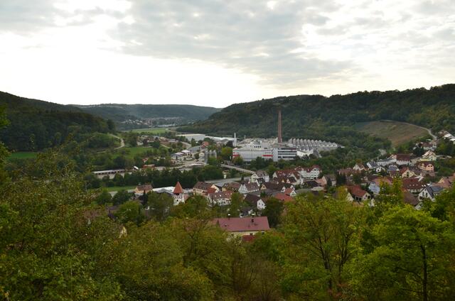 Weißbach von der Halberger Str. aus gesehen