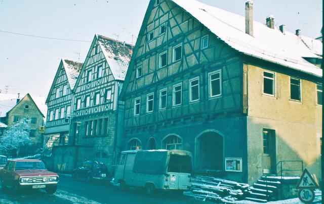 Alte Apotheke von 1696 vor dem Abriss