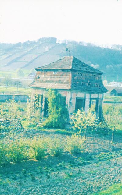 Teehaus lange vor der Renovierung