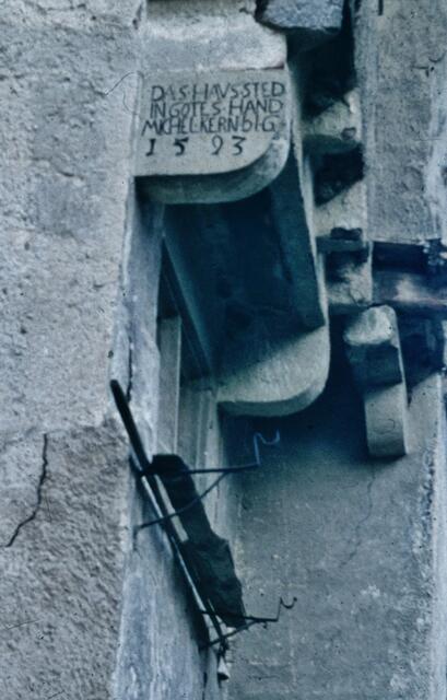 "DAS HAUS STED IN GOTTES HAND" MICHEL KERN 1593