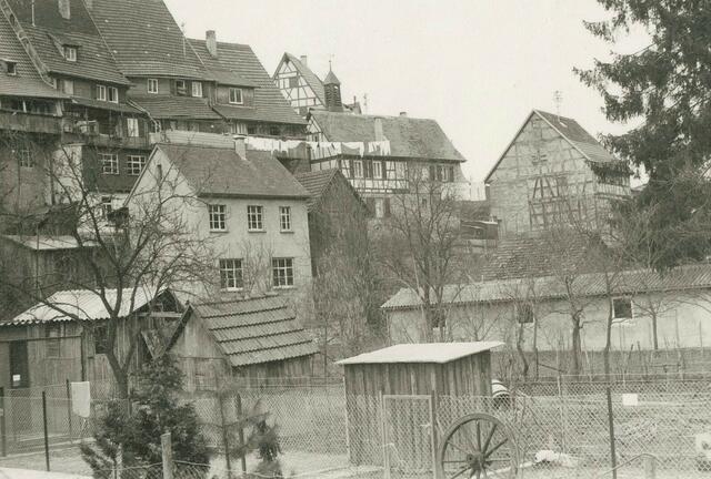 Forchtenberg Zoo im Vordergrund ca 1970
