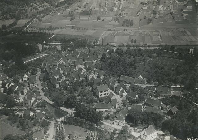 Forchtenberg Luftaufnahme ca 1925