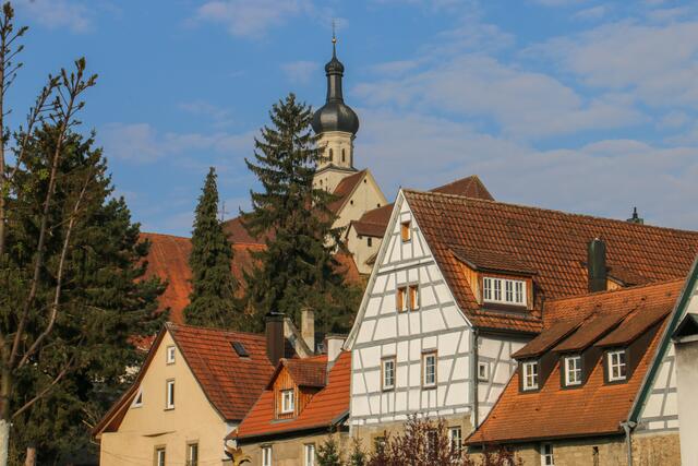 Blick auf die Dominikanerkirche, von der Neutorstraße aus