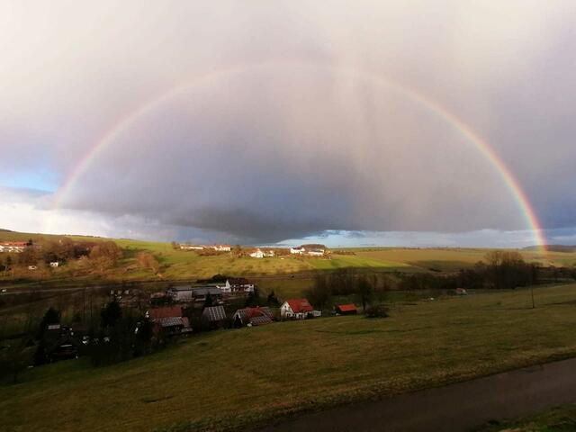Regenbogen über Oberginsbach
