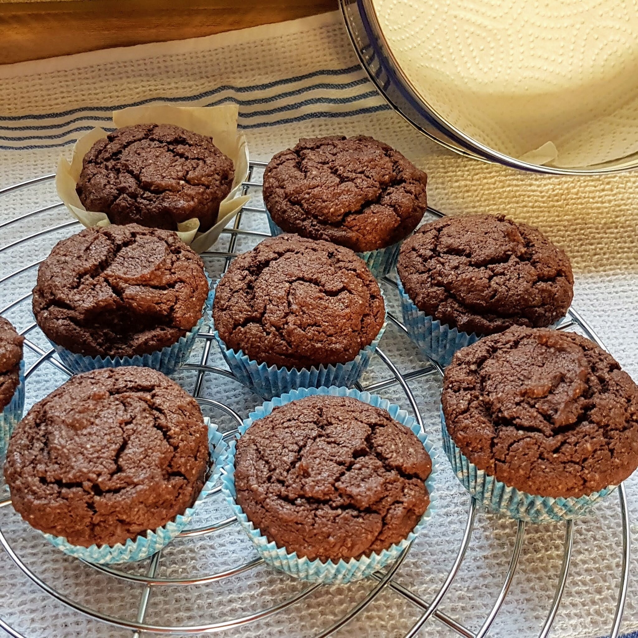 Bananen-Schokoladen-Muffins ohne Ei - Künzelsau