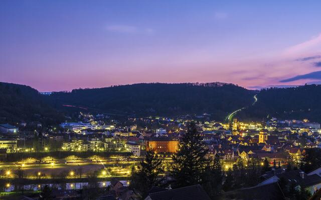 Blaue Stunde in Künzelsau