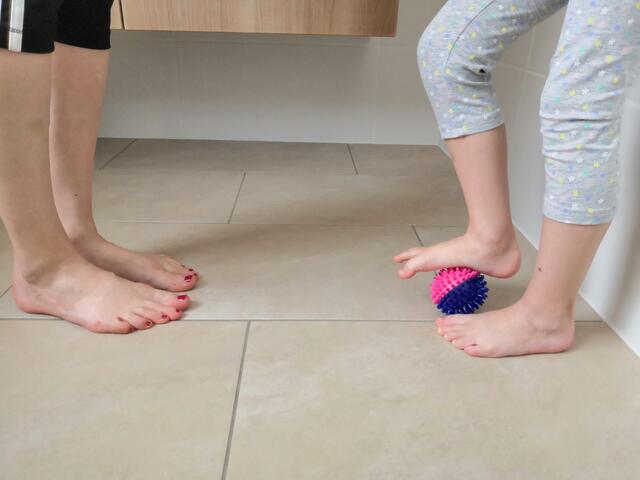 Igelball-Massage
