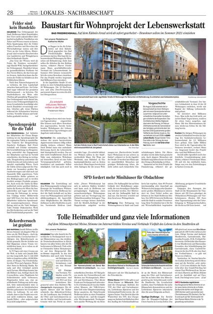 Gleich 3 Heimatreporter kommen auf der Seite zu Heilbronn-Nord zu ehren: Karl-Heinz Wachtler, Jutta Koster und Uschi Pohl. Gratulation.