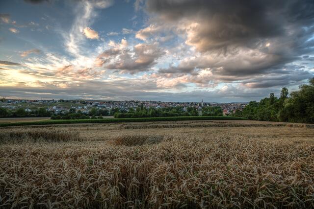 Heimatreporter Sascha Haas hat diesen beeindruckenden Ausblick auf Ilsfeld fotografiert und die Gemeinde dabei toll in Szene gesetzt. | Foto: Sascha Haas