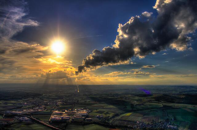 Blick RIchtung Neckarwestheim
