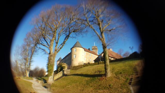 Blick aufs Waldenburger Schloss