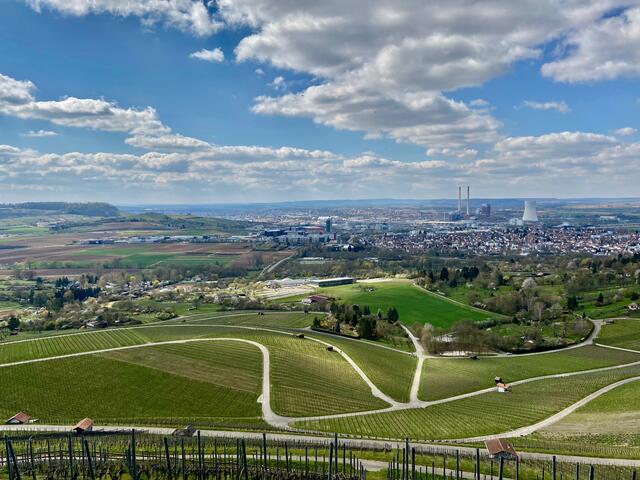 Blick vom Scheuerberg über Neckarsulm
