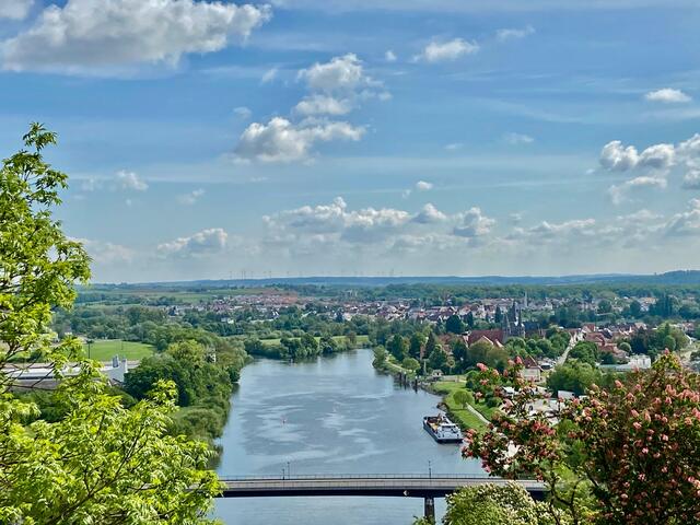 Blick nach Bad Wimpfen im Tal