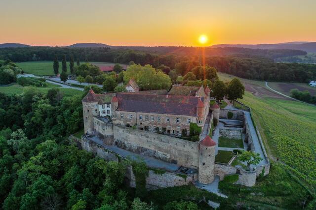 Sonnenaufgang über Stettenfels