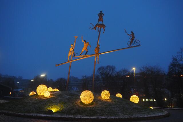 Hölderlinkreisel im Winter