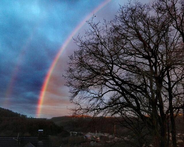 Regenbogen über Weißbach