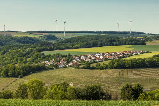 Neubaugebiet von Weißbach