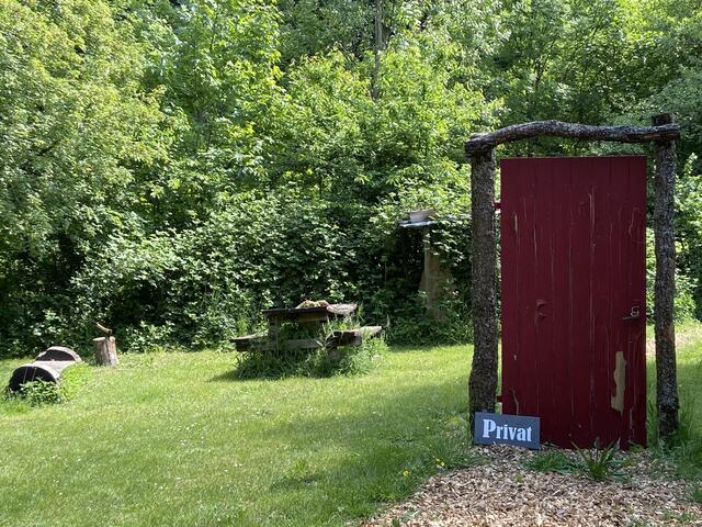 Wo ist dieser private Garten?