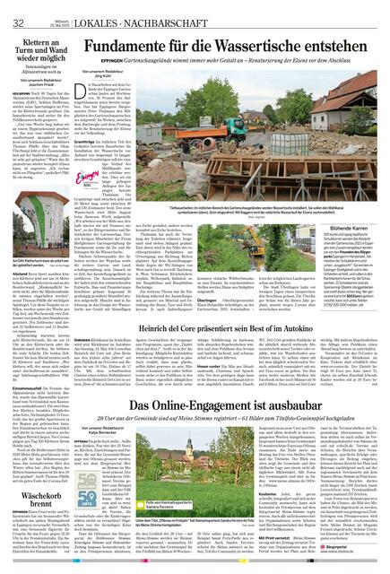 Heimatreporterin Sandra Ferreiro hat ihr Foto unter dem Titel "Offenau im Frühjahr" hochgeladen. Es ziert jetzt den Artikel zu den Aktivitäten der Offenauer.