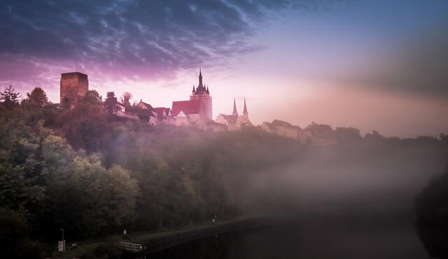 Morgenstimmung über Bad Wimpfen am Neckar