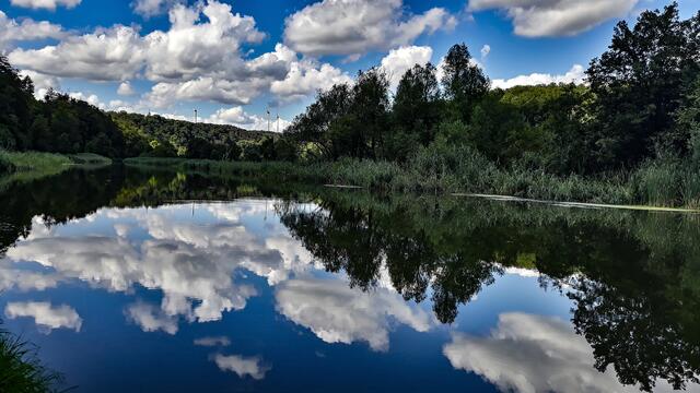 Stausee des Teilorts Ohrnberg