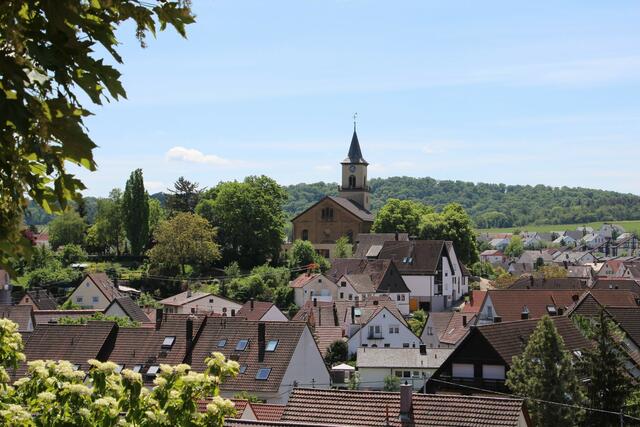 Blick von der Sommerhöhe auf Flein