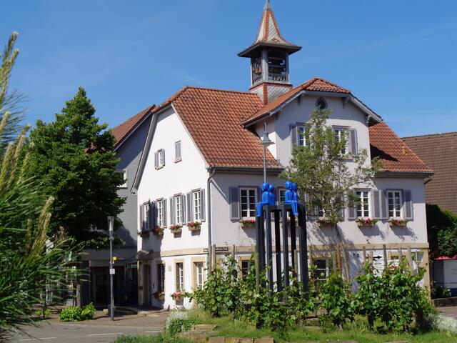 Altes Rathaus in der Fleiner Ortsmitte